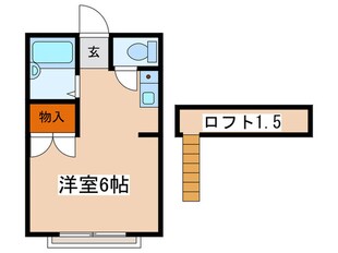 ジュネス２の物件間取画像